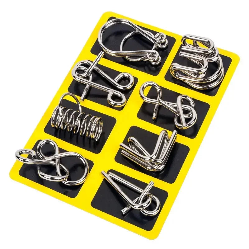 Kit Quebra Cabeça de Metal Enigma