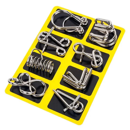 Kit Quebra Cabeça de Metal Enigma