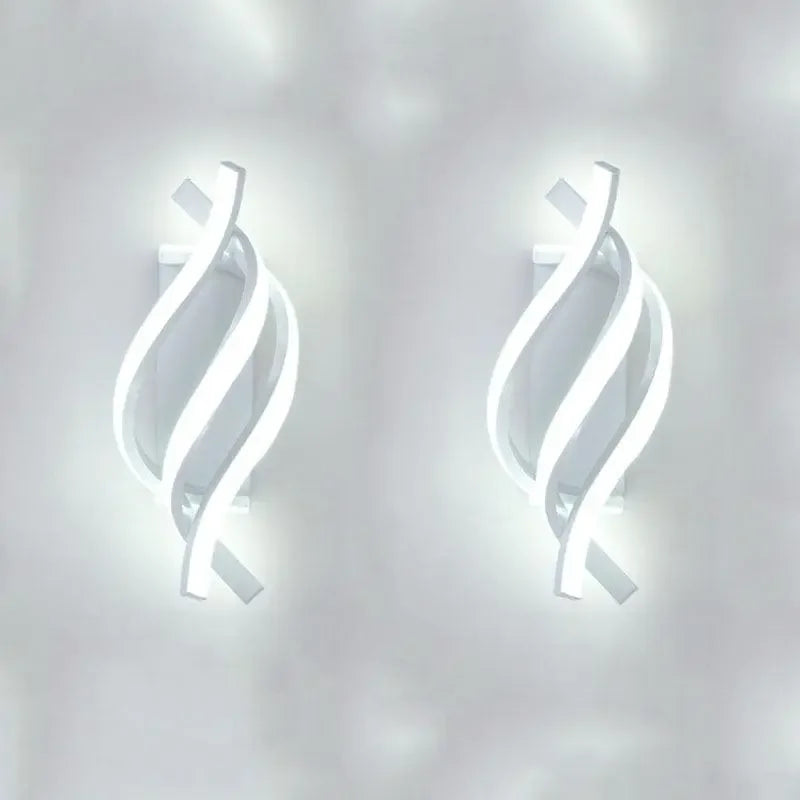 Arandela de Parede LED Espiral Moderna